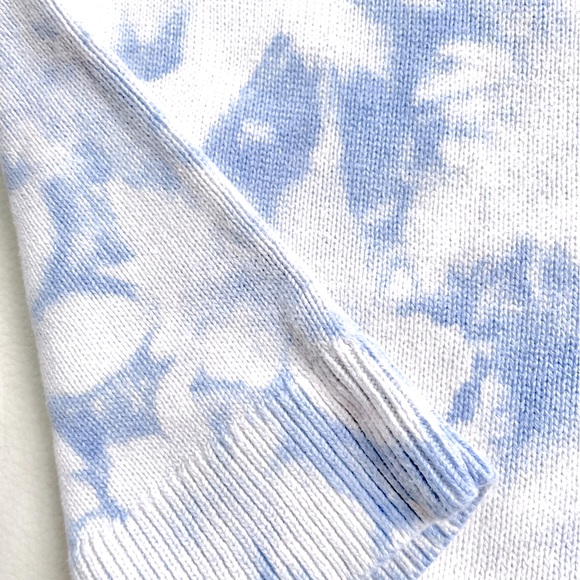 3/$25💥Gap Cotton Knit Tie-Dyed Look Pullover Sweater, Mock Neck, Long Sleeves - Picture 2 of 8